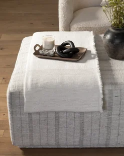 McKay Rectangle Ottoman|Manglam Arts New