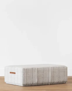 McKay Rectangle Ottoman|Manglam Arts New