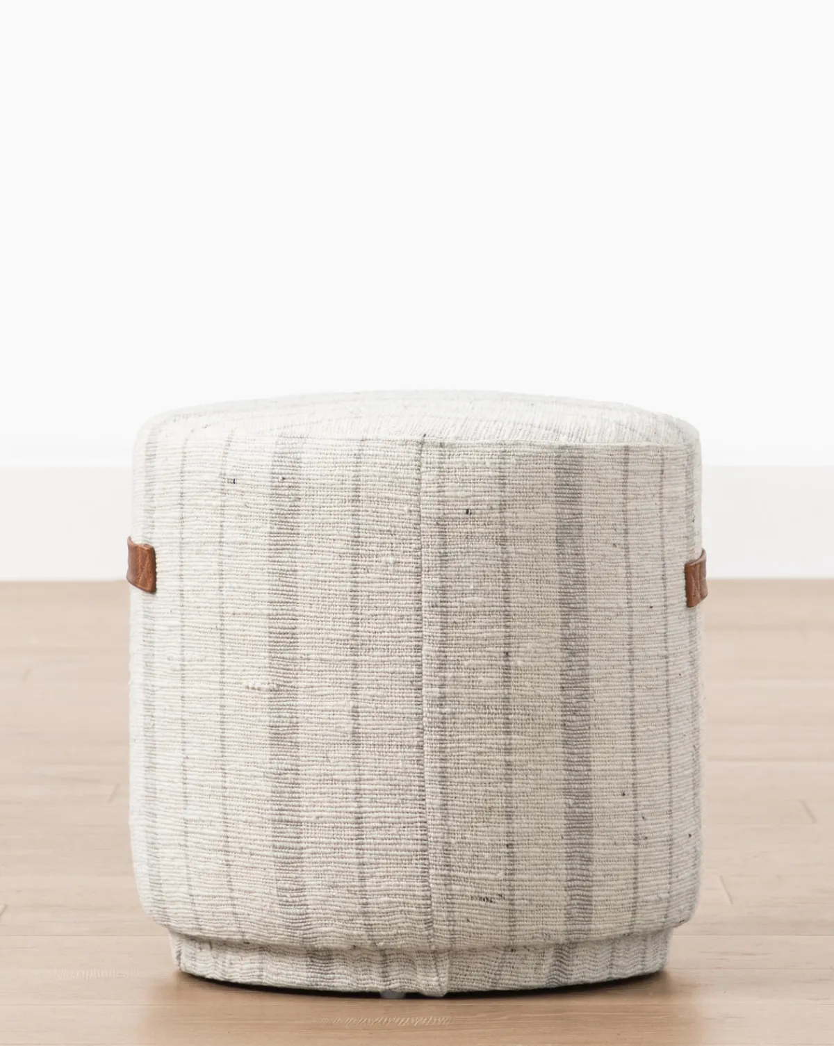 McKay Small Round Ottoman|Manglam Arts Clearance