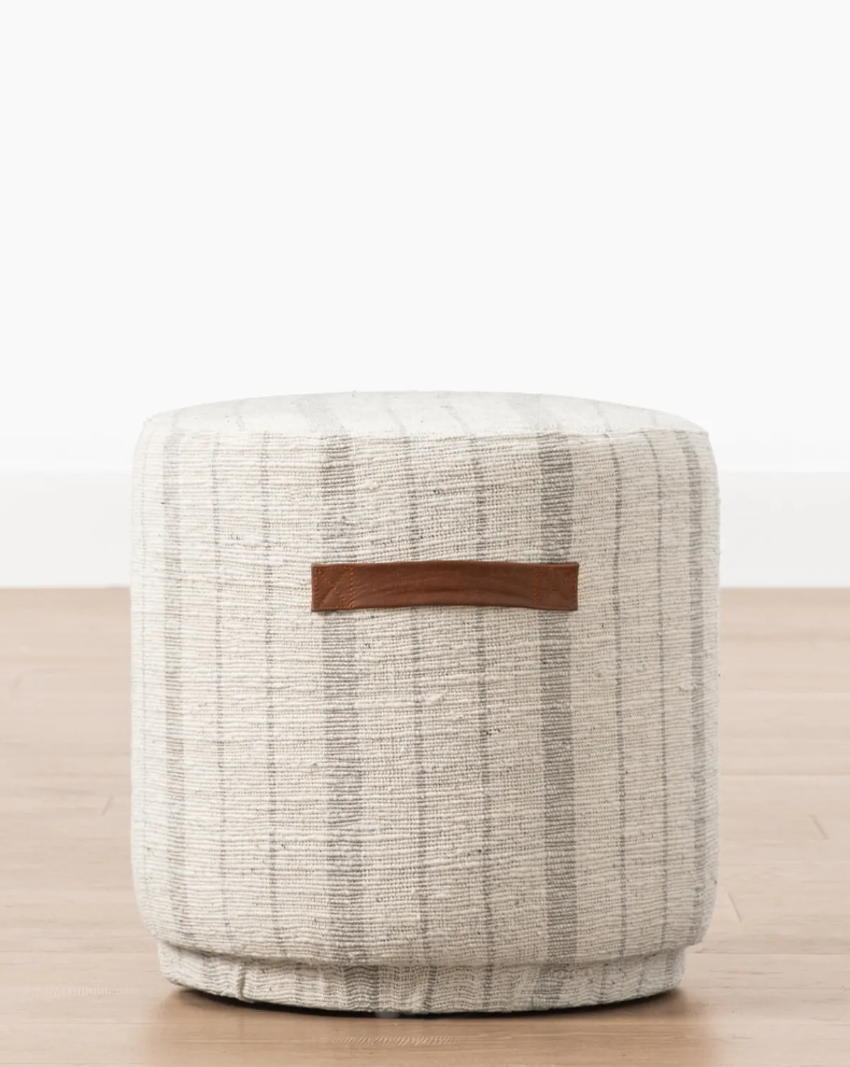 McKay Small Round Ottoman|Manglam Arts Clearance