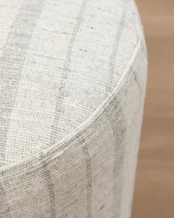 McKay Small Round Ottoman|Manglam Arts Clearance