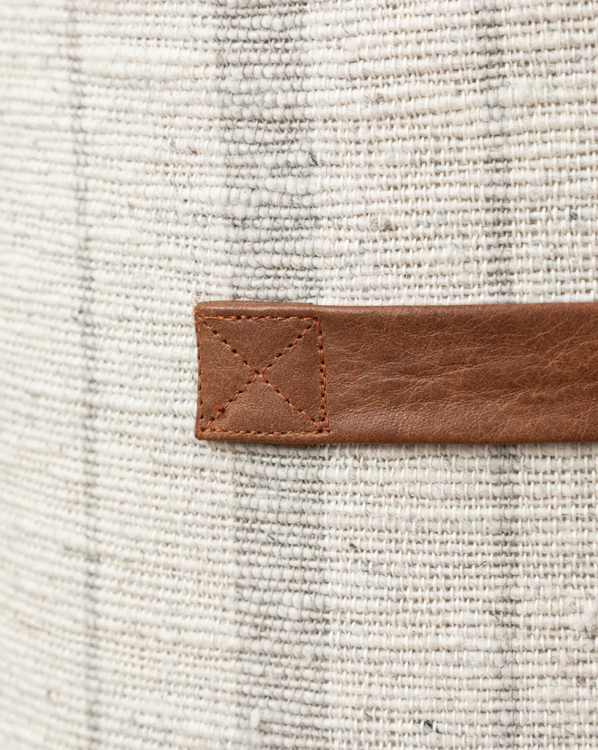 McKay Small Round Ottoman|Manglam Arts Clearance