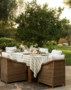 Melrose Striped Tablecloth|Vini Exports