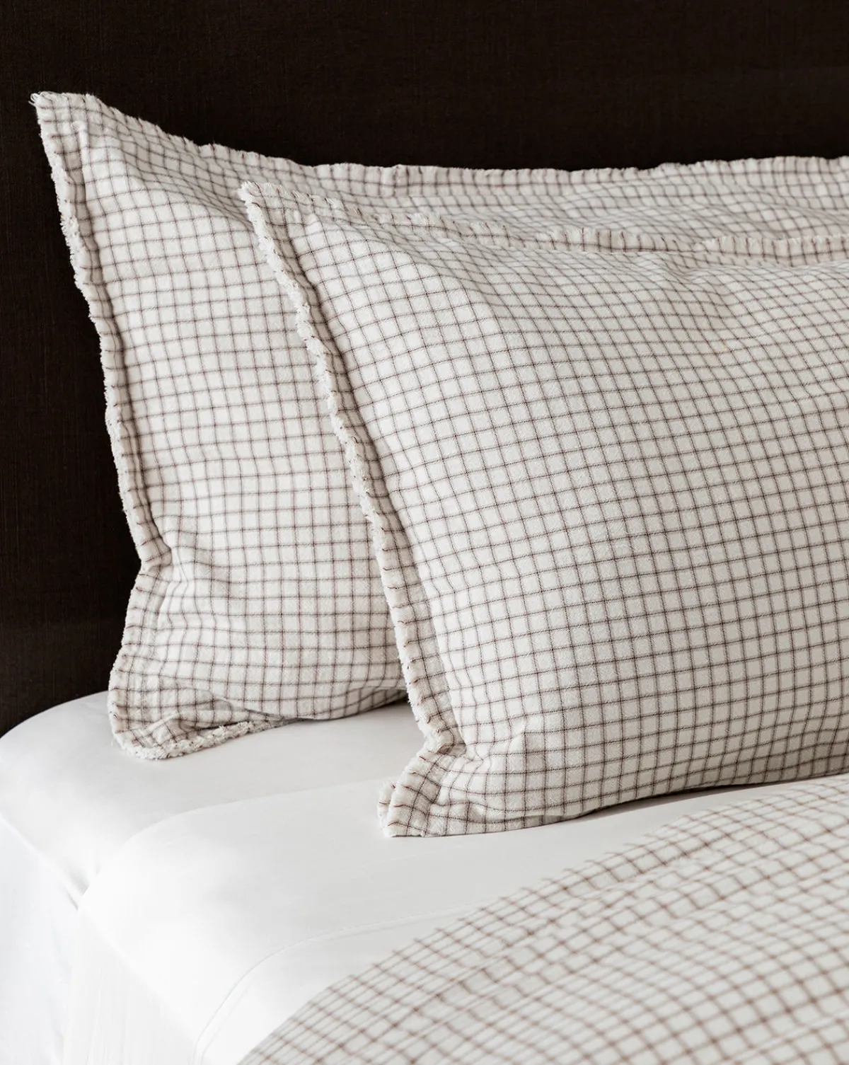 Mercer Plaid Shams (Set of 2)|Lameirinho Industria Textil, S.A. Outlet