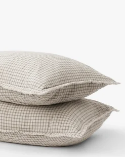 Mercer Plaid Shams (Set of 2)|Lameirinho Industria Textil, S.A. Outlet