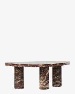 Merlot Marble Coffee Table|Four Hands
