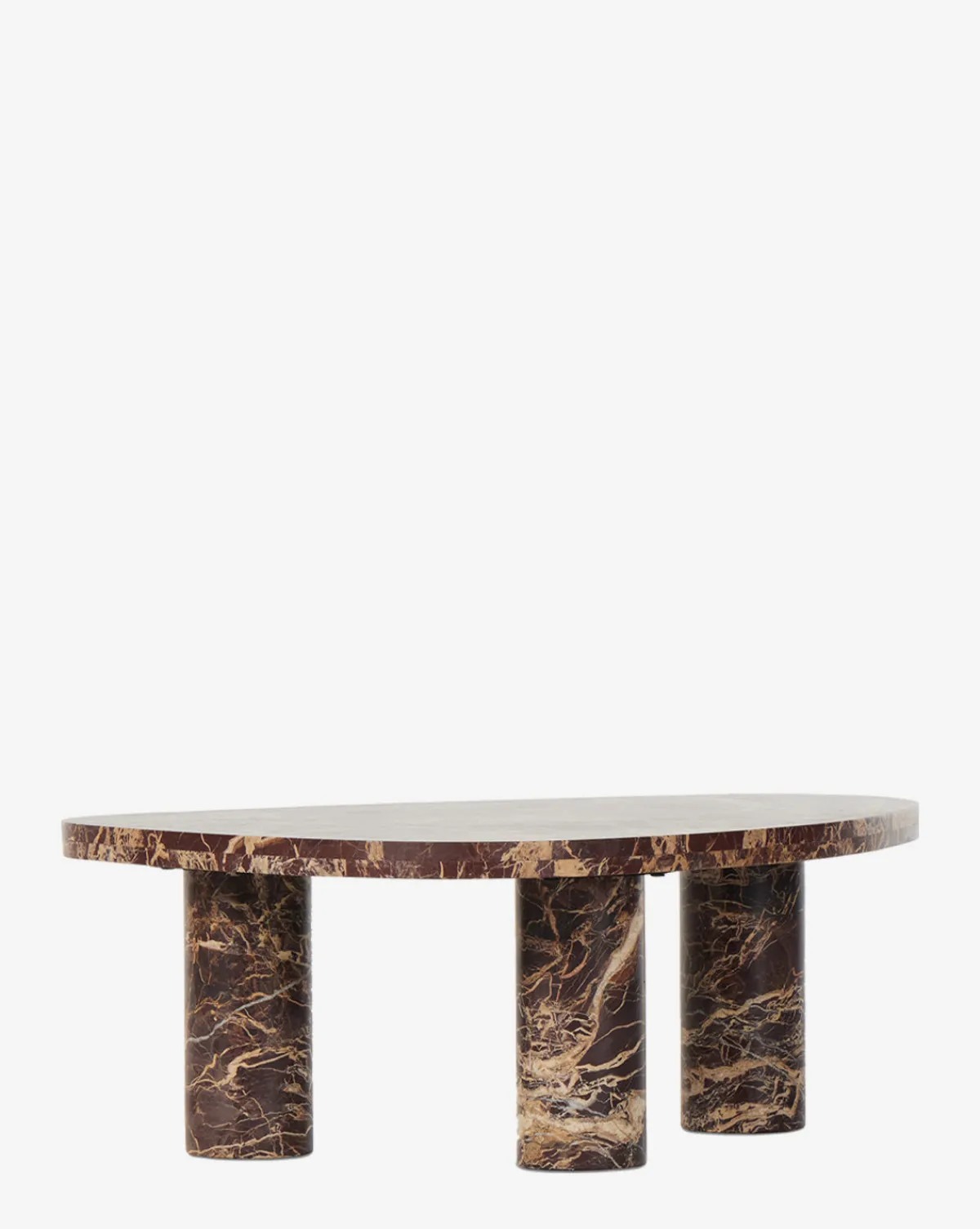 Merlot Marble Coffee Table|Four Hands