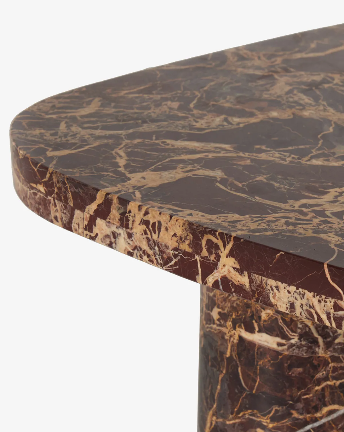 Merlot Marble Coffee Table|Four Hands