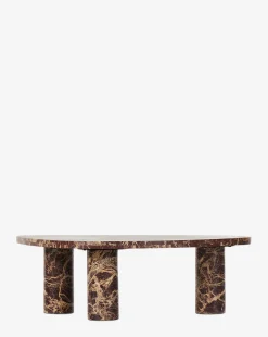 Merlot Marble Coffee Table|Four Hands