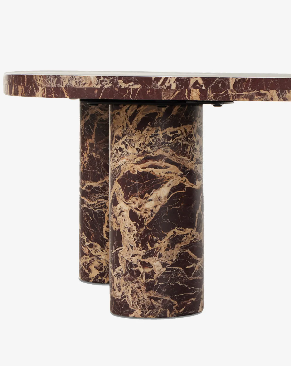 Merlot Marble Coffee Table|Four Hands