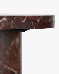 Merlot Marble End Table|Four Hands Clearance