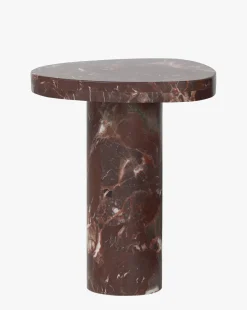 Merlot Marble End Table|Four Hands Clearance