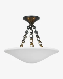Mollino Large Semi-Flush Mount|Visual Comfort & Co. Signature Sale