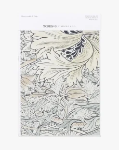 Morris & Co. x Honeysuckle & Tulip Slate Blue Wallpaper Swatch|McGee & Co. Hot