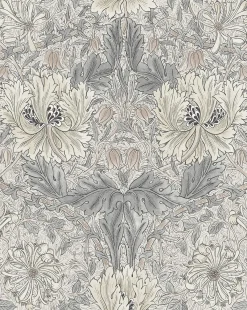 Morris & Co. x McGee & Co. Honeysuckle & Tulip Slate Blue Wallpaper|Sanderson Design Group, Inc. Online