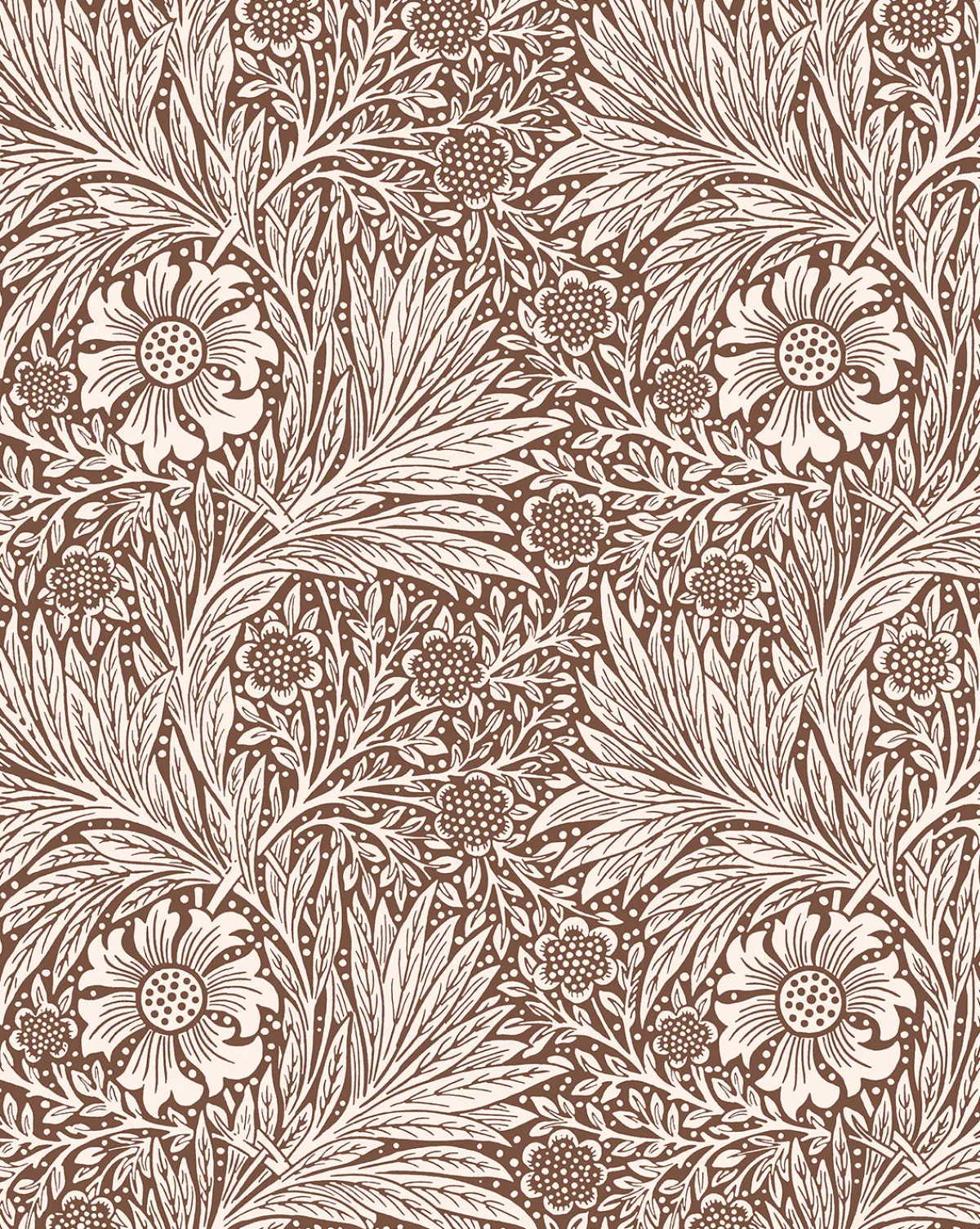 Morris & Co. x McGee & Co. Marigold Umber Wallpaper|Sanderson Design Group, Inc. Online