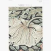 Morris & Co. x Pimpernel Ink Wallpaper Swatch|McGee & Co. New