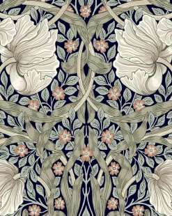 Morris & Co. x McGee & Co. Pimpernel Ink Wallpaper|Sanderson Design Group, Inc. Hot