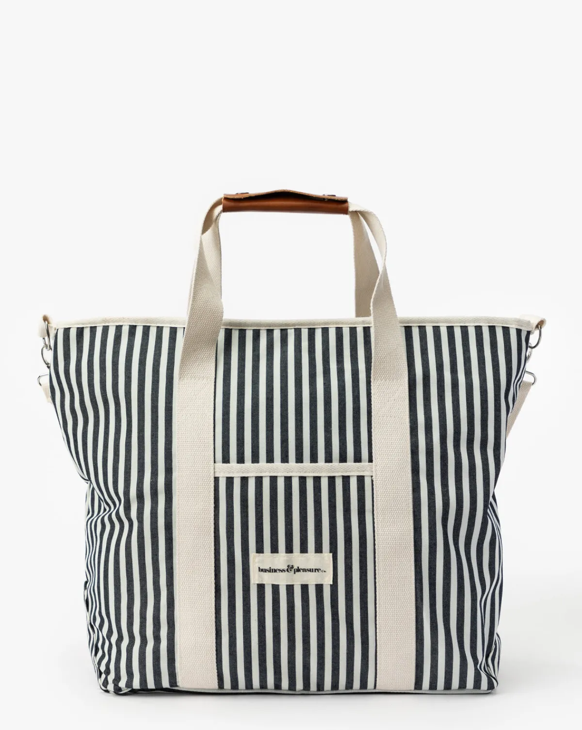 Navy Striped Cooler Bag|Business & Pleasure Co. Online