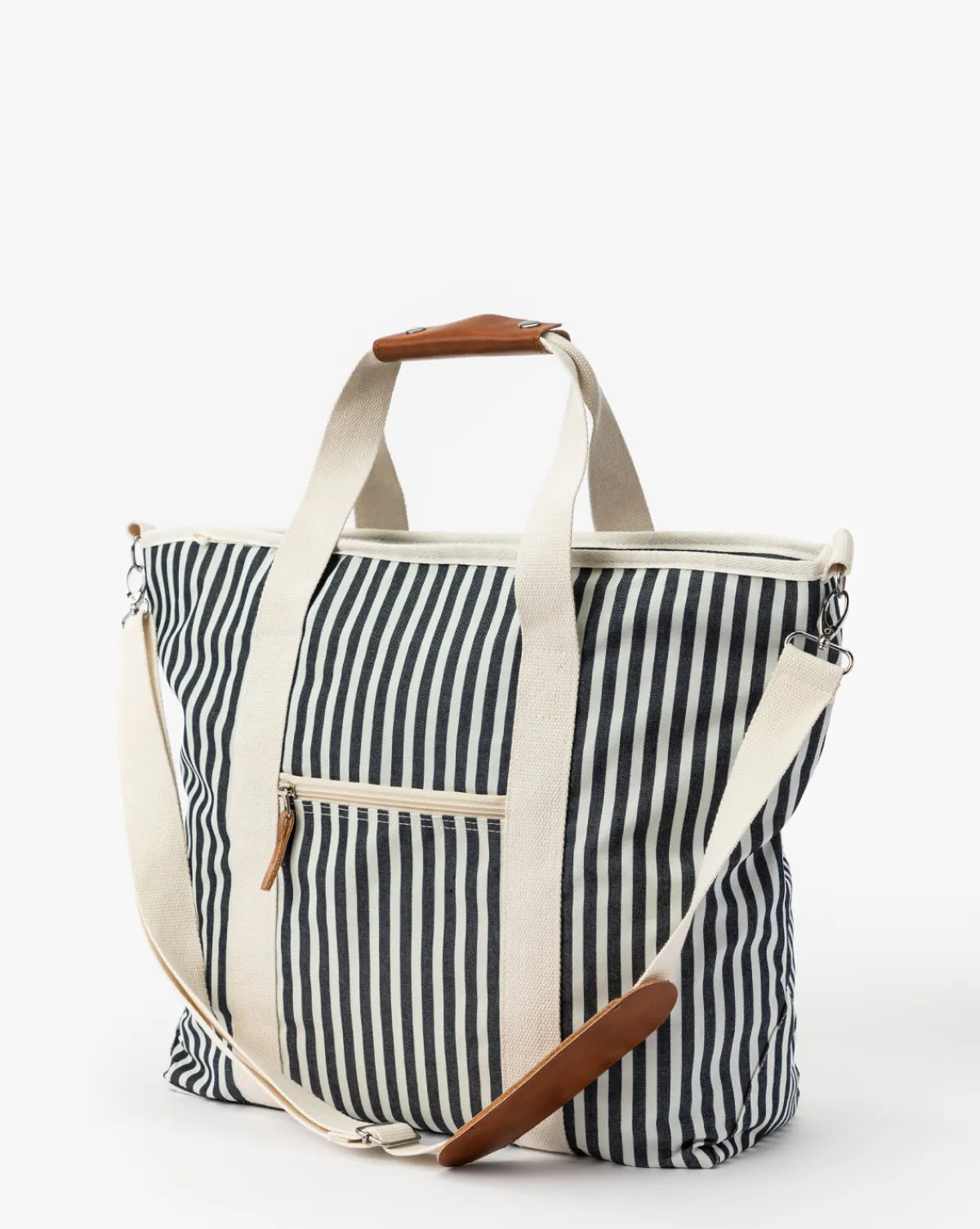Navy Striped Cooler Bag|Business & Pleasure Co. Online