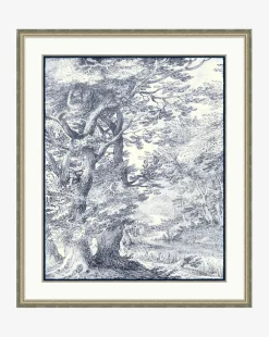 Navy Toile No. 1|Art Headquarters, LLC DBA Wendover Art Group DBA Kevin O'Brien Studio Best