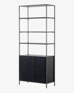 Noland Wide Bookshelf|Four Hands Outlet