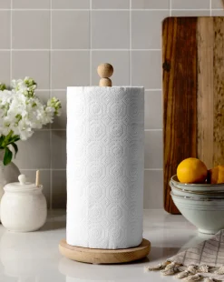 Oak Paper Towel Holder|Stonemen