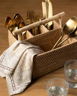 Olena Block Print Napkins (Set of 4)|Renuka Inc.