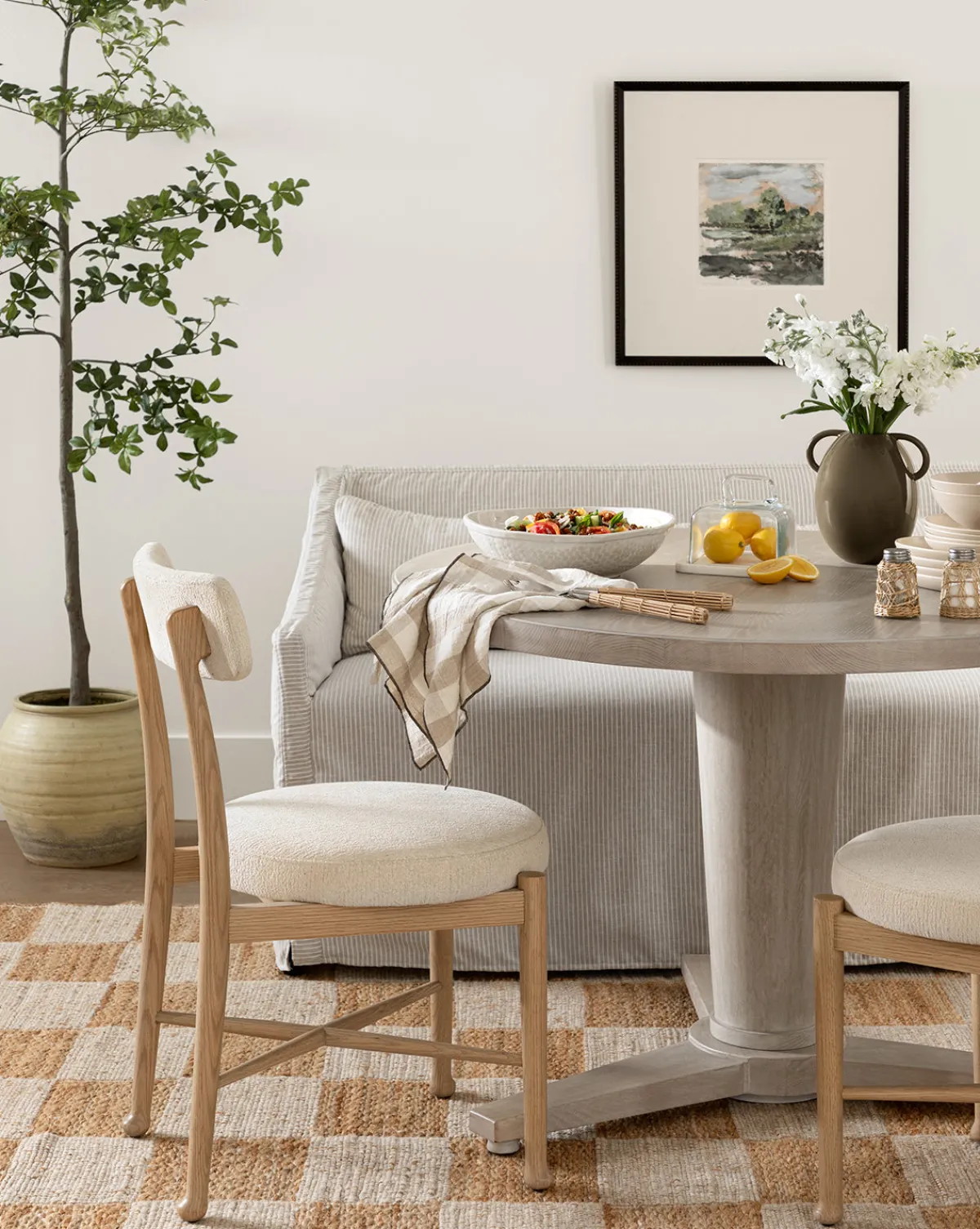 Olivier Slipcover Dining Bench|Rowe Fine Furniture, Inc. Outlet