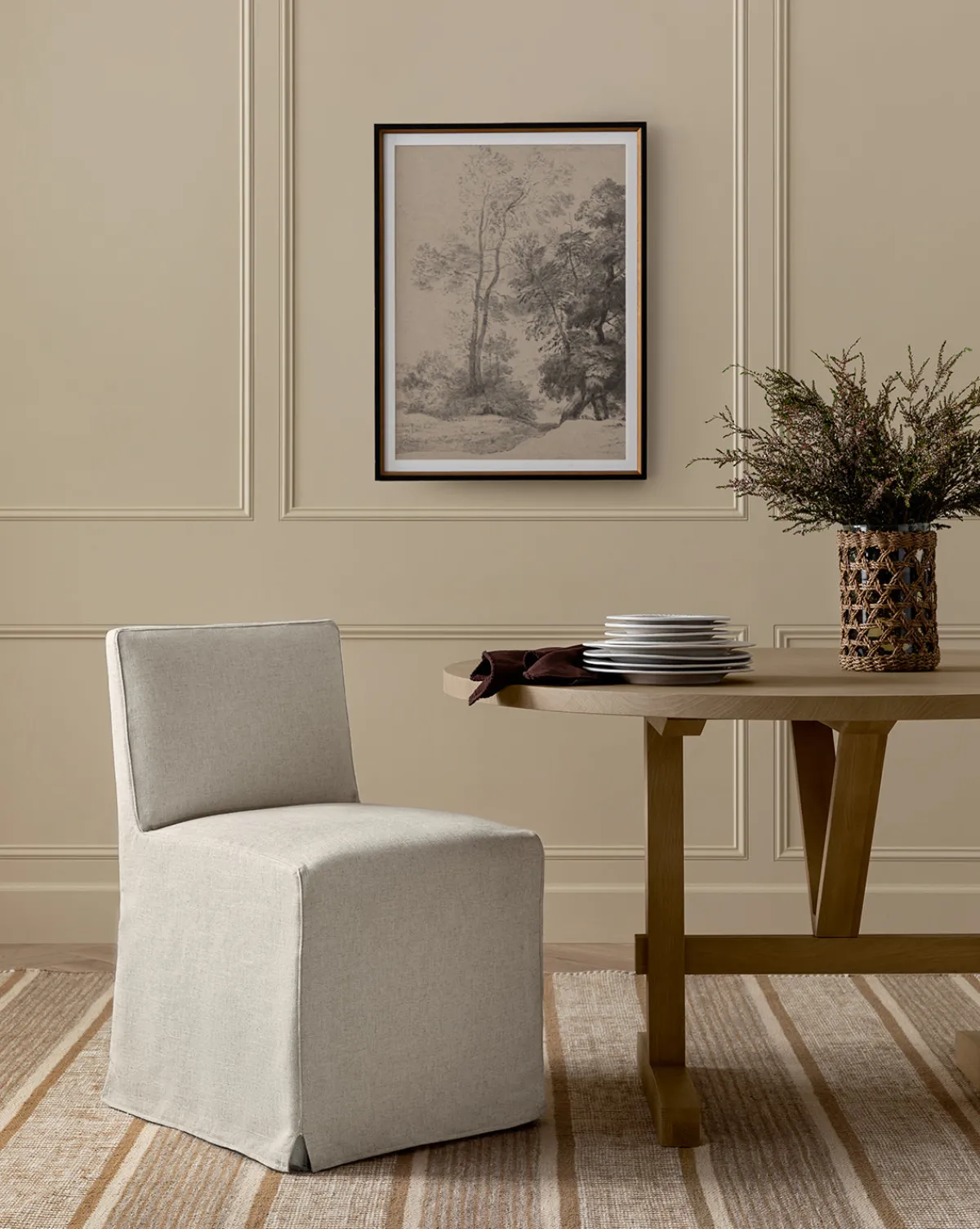 Olivier Slipcover Dining Chair|Rowe Fine Furniture, Inc. Hot