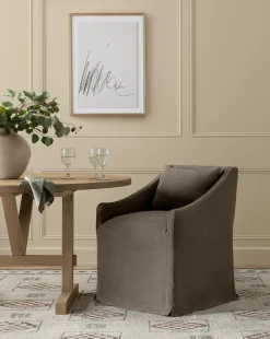 Olivier Slipcover Dining Arm Chair|Rowe Fine Furniture, Inc. Sale