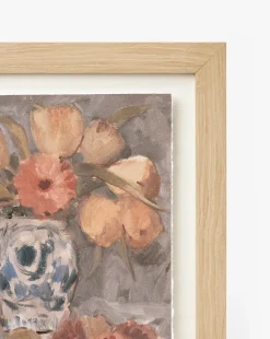 Orange Florals Still Life|Art Headquarters, LLC DBA Wendover Art Group DBA Kevin O'Brien Studio Clearance