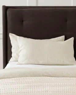 Penelope Beige Linen Shams (Set of 2)|J Call Designs LLC dba Sew Miami LLC Outlet