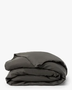 Penelope Gray Linen Duvet Cover|J Call Designs LLC dba Sew Miami LLC