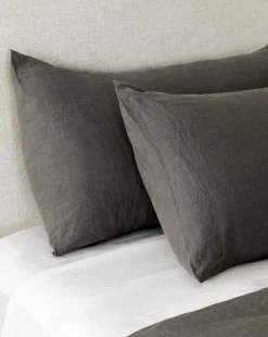 Penelope Gray Linen Shams (Set of 2)|J Call Designs LLC dba Sew Miami LLC