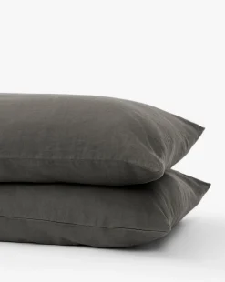 Penelope Gray Linen Shams (Set of 2)|J Call Designs LLC dba Sew Miami LLC
