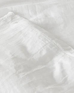 Penelope White Linen Duvet Cover|J Call Designs LLC dba Sew Miami LLC New