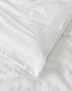 Penelope White Linen Duvet Cover|J Call Designs LLC dba Sew Miami LLC New