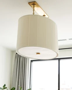 Perfect Pleat Oval Hanging Shade|Visual Comfort & Co. Signature