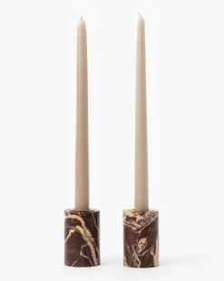 Perrin Marble Taper Holders (Set of 2)|Makerspalm Clearance