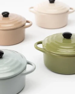 Petra Stoneware Mini Lidded Baker|Creative Co-op Hot