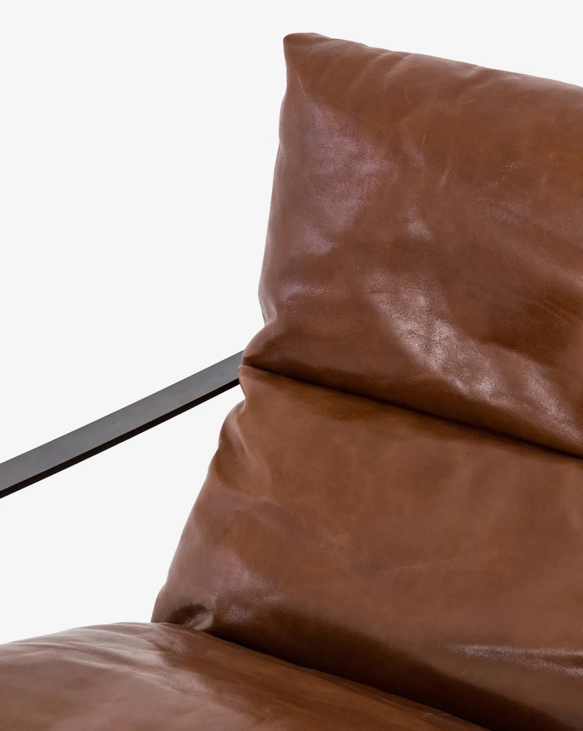 Peyton Leather Sling Chair|Four Hands New