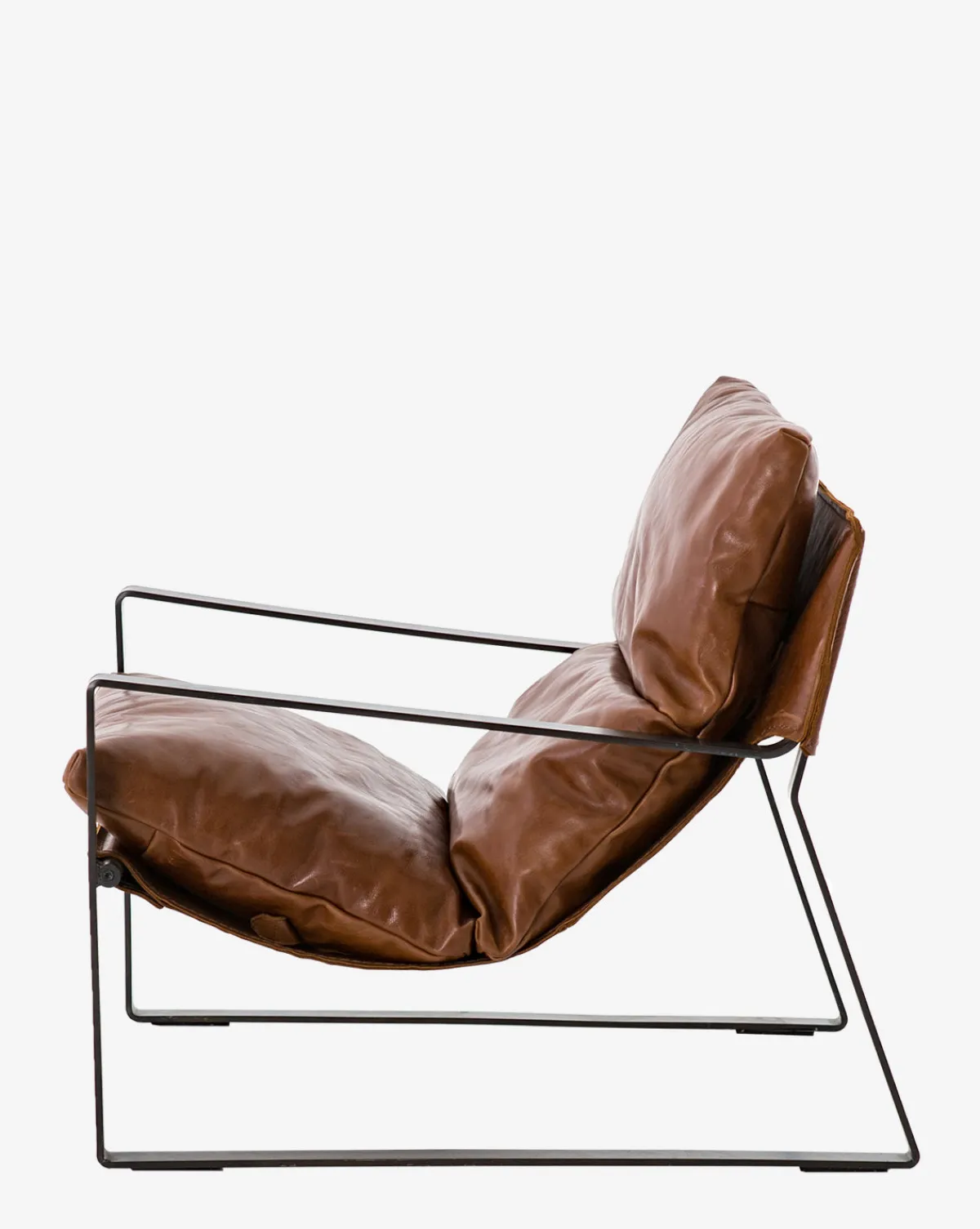 Peyton Leather Sling Chair|Four Hands New