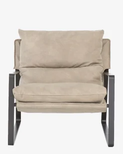 Peyton Leather Sling Chair|Four Hands New