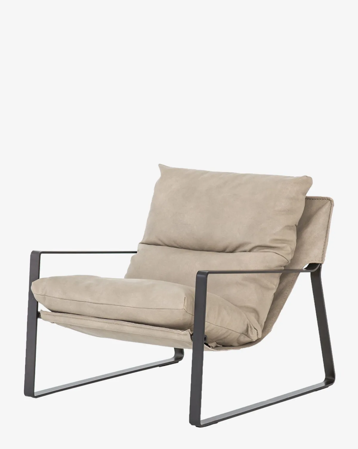 Peyton Leather Sling Chair|Four Hands New
