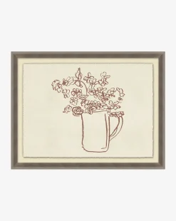 Pitcher of Flowers|Art Headquarters, LLC DBA Wendover Art Group DBA Kevin O'Brien Studio Clearance