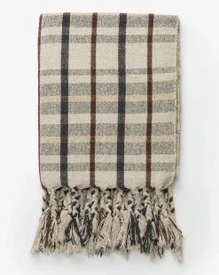 Plaid Tasseled Throw|Creative Co-op Clearance