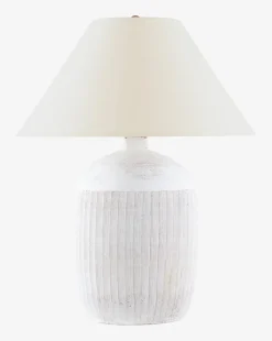 Portis Combed Round Table Lamp|Visual Comfort & Co. Signature Clearance