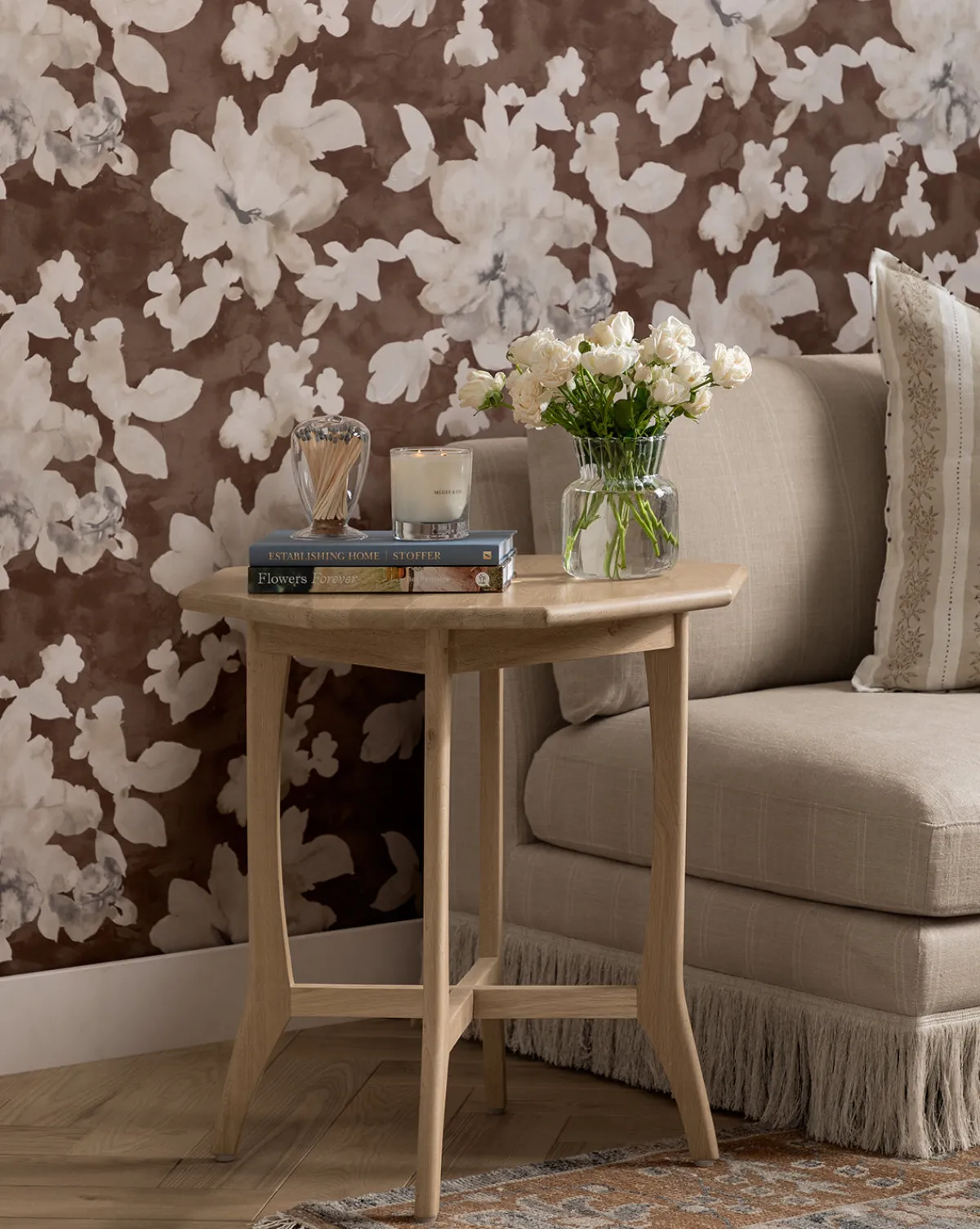 Posie Oak Side Table|Credence Hot