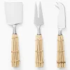Rattan Cheese Knives|Creative Co-op Discount